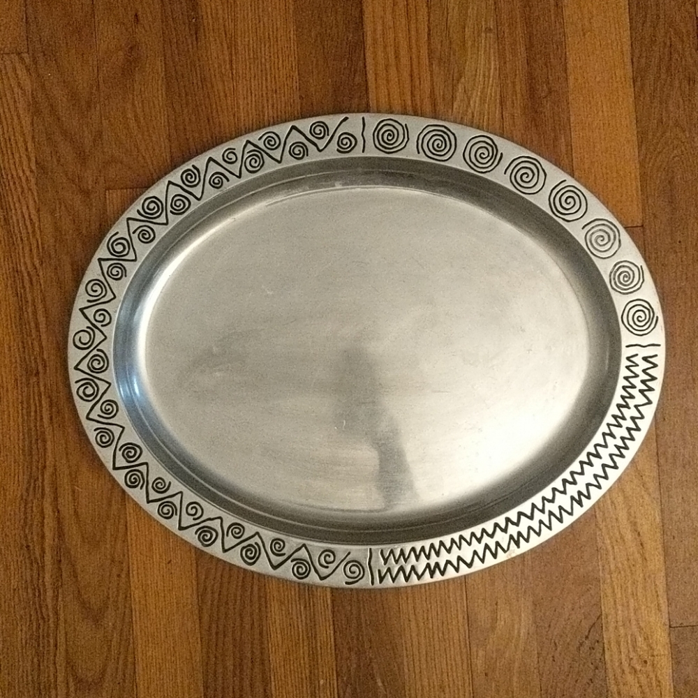 COPY - Wilton Armetale large oval platter